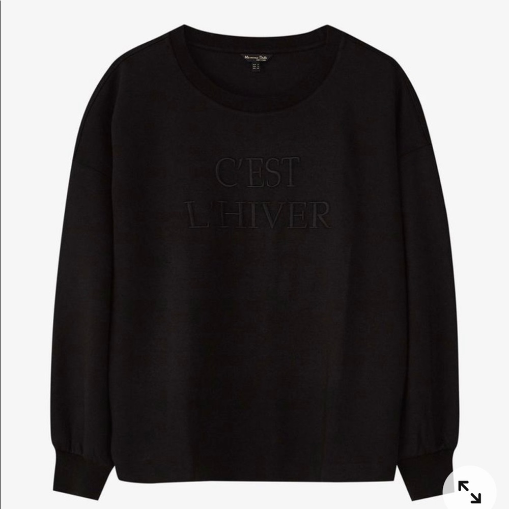 Massimo Dutti C’est L’ehiver Sweatshirt